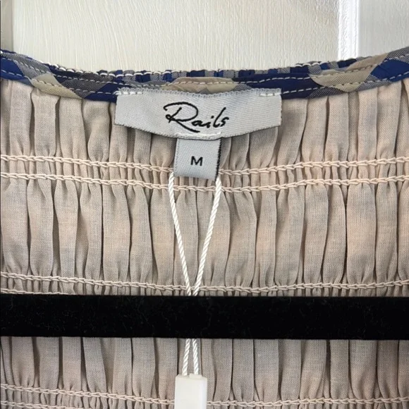 NWT RAILS CLEMENTINE DRESS in Lagos plaid - Picture 2 of 6